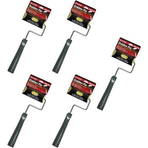 Wooster 4.5" Jumbo-Koter Golden Flo 3/8" Nap Roller & Sherlock Mini Frame 5-Pack # RR115-4.5-5PK - 1 of 3