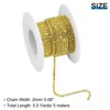 Unique Bargains DIY Bag Clothing Decoration Crystal Rhinestone Sew on Close Claw Chain Trim - 2 of 4