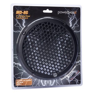 PowerBass MD-8G - 8" Steel Midrange Grill - 1 of 1