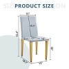 Dining Chair Set Of 4,PU Dining Chairs With Metal Legs,Armless Dining Chairs,Dining Chairs For Dining Room,Living Room-Cuddlewood - 4 of 4