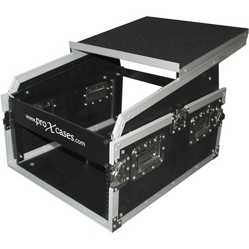 ProX 6U Rack x 13U Top Mixer DJ Combo Flight Case with Laptop Shelf - image 1 of 4