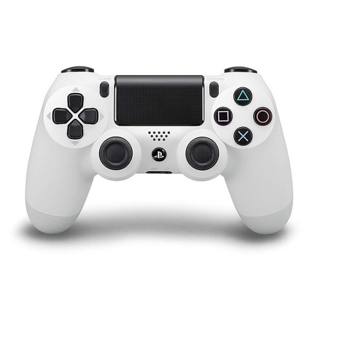 Sony Dualshock 4 Wireless Controller For Ps4 Glacier White With Precision  Control Manufacturer Refurbished. : Target