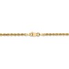 Black Bow Jewelry 2.25mm, 14k Yellow Gold Diamond Cut Solid Rope Chain Necklace - 4 of 4