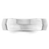 Black Bow Jewelry 6mm 14K White or Yellow Gold Knife Edge Comfort Fit Band - 3 of 4