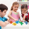 PICASSO-TILES Magnetic Tiles for Kids, Dinosaur Theme Construction STEM Building Blocks Educational Toy, 5PCS - 2 of 4