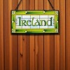 Slickblue Rectangular Irish Stained Glass Panel – Hanging Decor with 4 Celtic-Inspired Cultural Designs - 2 of 3