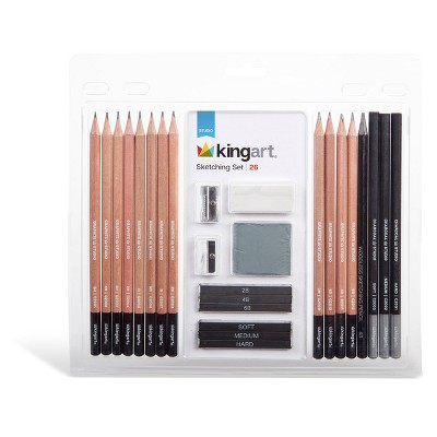 KINGART Sketch & Draw Set 26 pc