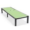 LeisureMod Marlin Patio Sling Chaise Lounge Chair in Black Aluminum - 3 of 4