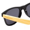 Coyote Eyewear Woodie Polarized Sun OR Bi-Focal Sunglasses Black Brown Bamboo - 4 of 4