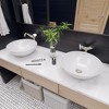 ALFI EAGO BA351  18Inch ROUND CERAMIC ABOVE MOUNT BATHROOM BASIN VESSEL SINK - 2 of 4