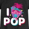 Girls' - Trolls - I Love Pop Poppy Fitted Short Sleeve Graphic T-Shirt - 2 of 4
