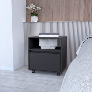 Duncan Nightstand, Top Open Shelf, 1 Drawer - 1 of 4