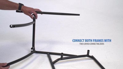 Black Mesh and Metal Stackable Guest Chair