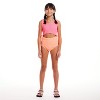 Andy & Evan  Kids  Pink Textured Cutout One Piece Swimsuit - 4 of 4