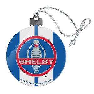 Shelby Cobra Vintage Logo Acrylic Christmas Tree Holiday Ornament - 1 of 4