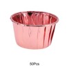Unique Bargains Curled Rim Disposable Baking Cups Coated Baking Paper 2.56"x1.57" 50 Pcs - 4 of 4