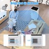 Costway 8000 BTU Portable Air Conditioner Cools up to 250 Sq.Ft with Fan & Dehumidifier 5000 BTU(8000BTU ASHRAE) - 4 of 4