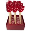 Kitchen Basics Spatula Mitt Shaped - Snowflake Print, Made with heat-resistant silicone, Microwave and Dishwasher Safe - 4 of 4