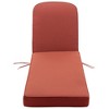 KINWELL Set of 2 Extra Thick Outdoor Chaise Lounge Cushions (5-inch Thick) - 3 of 4
