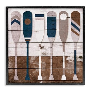 Stupell Industries Rustic Ocean Paddle Ores, 24" x 24" - 1 of 4