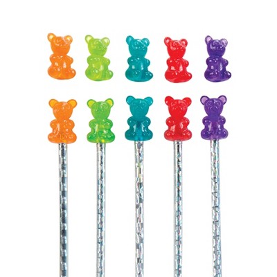 Geddes Scented Gummy Bear Pencil Toppers - 24 per tub