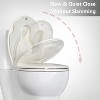 19" Elongated Toilet Seat, Slow Close Toilet Cover Seat with Toddler Seat Built in, PP Material, Easy Install and Clean, - 2 of 4