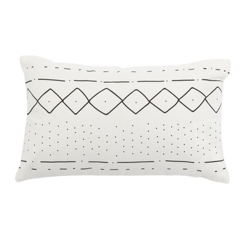 Target black and discount white throw pillows