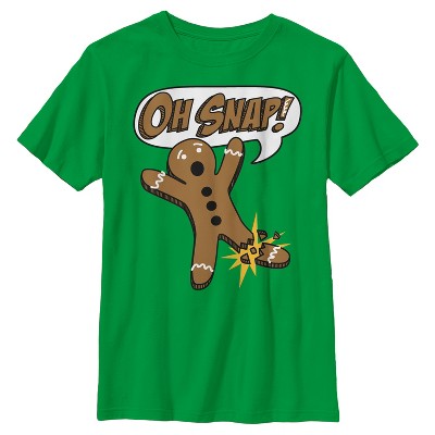 oh snap shirt gingerbread man