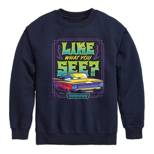 Boys' - Disney - Ramone Like What You See Graphic Long Sleeve Fleece Sweatshirt - 1 of 4