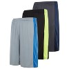 Men's Athletic Shorts with Pockets Quick Dry Fit Moisture Wicking Gym Workout Shorts for Men for Basketball, Running, Pack of 3 - 2 of 4