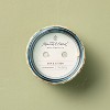 2-Wick Tinted Glass Sun and Citron Rattan Wrapped Jar Candle Blue 13oz - Hearth & Hand™ with Magnolia - 3 of 3