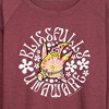 Women's - SpongeBob SquarePants - Blissfully Unaware Lightweight French Terry Wide Neck Long Sleeve Shirt - 2 of 4