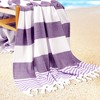 Unique Bargains Sand Free Quick Dry Absorbent Travel Beach Towel 40" x 72" - 4 of 4