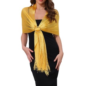 INSPIRE CHIC Women's Fashion 100% Polyester Pashmina Shawls 1 Pc - 1 of 4