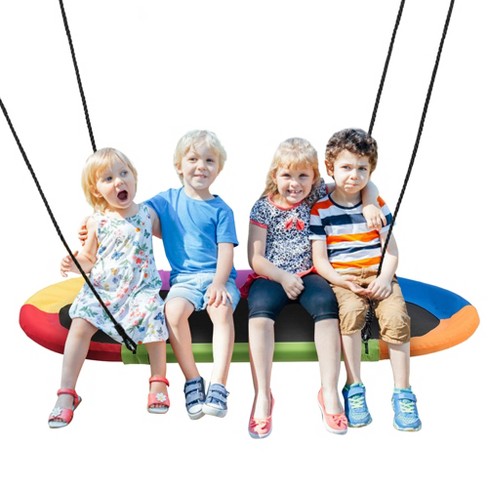 Kids saucer hot sale swing