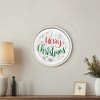Creative Products Merry Christmas Icons 20 x 20 Round White Framed Print - 4 of 4