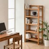 MH London Grayling 70" Solid Wood 5-Tier Etagere Bookcase - 3 of 4