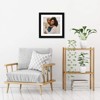 Americanflat 12x12 Picture Frame with Shatter-Resistant Glass - Use as 8x8 Frame with Mat or 12x12 Frame Without Mat - Signature Collection - Black - 4 of 4