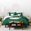 Deny Designs Full/Queen Carey Copeland Peace Dove Duvet Cover and Pillow Sham Green - 3 of 4