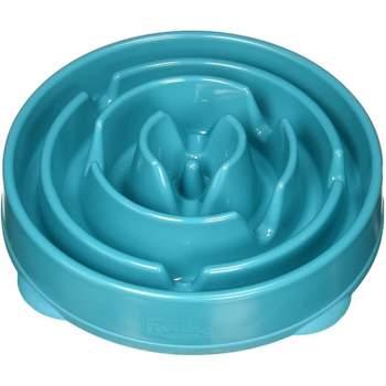 Leash Boss Leashboss Slow Feeder Dog Bowls - cup Maze Puzzle Food Bowl with  Feeder Holes, Fits into Elevated Pet Feeders - Slow Eating for