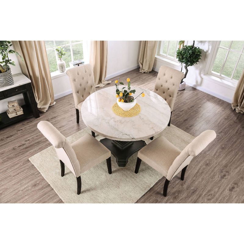 5pc Buckley Dining Set Beige - HOMES: Inside + Out, 6 of 15