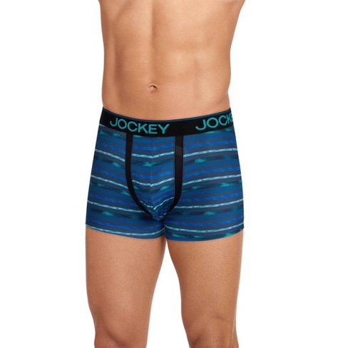 Jockey Chafe-Proof Microfiber Boxer Briefs for Men 3-Pack