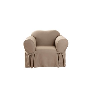 Linen Cotton Duck Chair Slipcover - Sure Fit