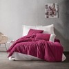 SUSSEXHOME Solid Collection Black Gray Gentleman Duvet Cover Set, Duvet Cover, 1 Duvet Cover, 1 Fitted Sheet and 2 Pillowcases - 2 of 4