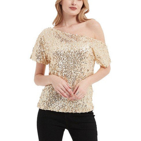 Sequin Pull Over Top