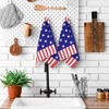 Northlight Americana Stars and Stripes Kitchen Tea Towels - 26" - Red and Blue - Set of 2 - 2 of 4