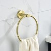 Gulches Modern 5-Piece Bathroom Towel Rack Set, Wall Mounted, High-Quality Stainless Steel - 3 of 4