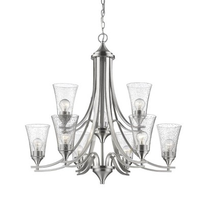 Millennium Lighting Natalie 9 - Light Chandelier in  Satin Nickel