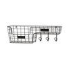 Cheung's Syntra Black Metal Wall Hook & Shelf Organizer - 4 of 4