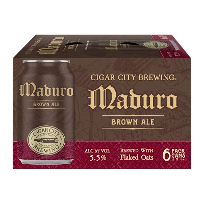 Cigar City Maduro Brown Ale Beer - 6pk/12 fl oz Cans